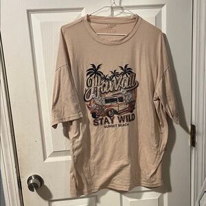 Tan Hawaii Oversized Tshirt